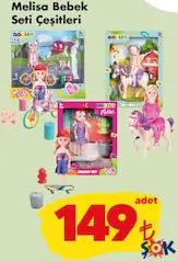 GOKİDY OYUNCAK MELİSA BEBEK SETİ ÇEŞİTLERİ